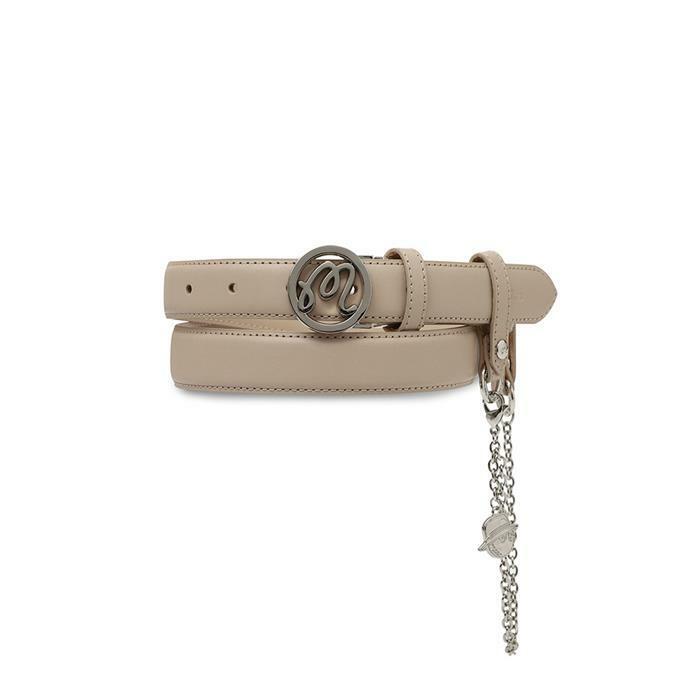 [밀라코/국내발송] 말본골프 여성 체인 키링 벨트 M5142PBT03BEI - Malbon