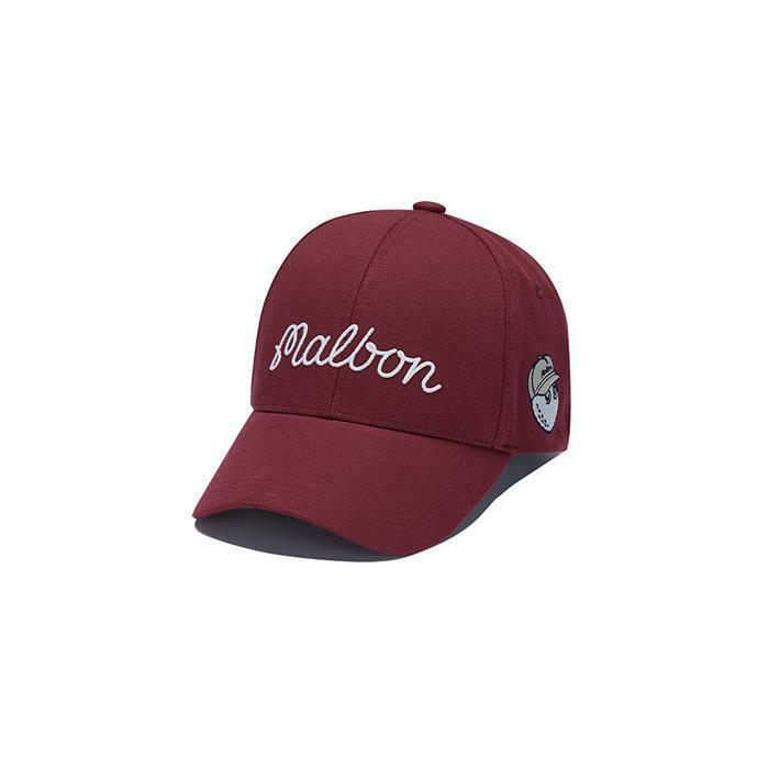 [밀라코/국내발송] 말본골프  퍼포먼스 스크립트 볼캡  M4343PCP33RED - Malbon
