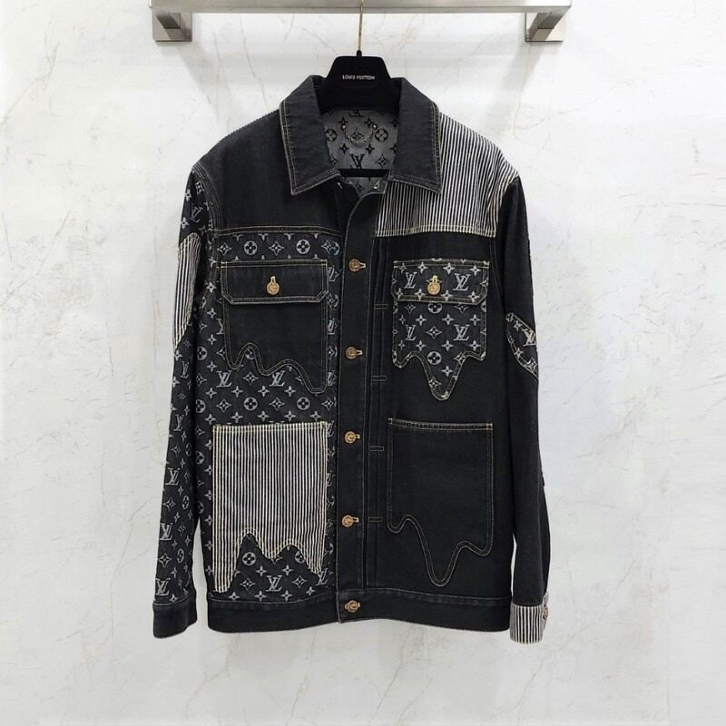 [럭스유] 48 / 루이비통 X 니고 크레이지 데님 워크웨어 자켓 - Louis Vuitton