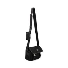 [국내발송] 25SS 프라다 리나일론 가죽 숄더백 블랙 2VD034 2DMH F0002 썸네일 2