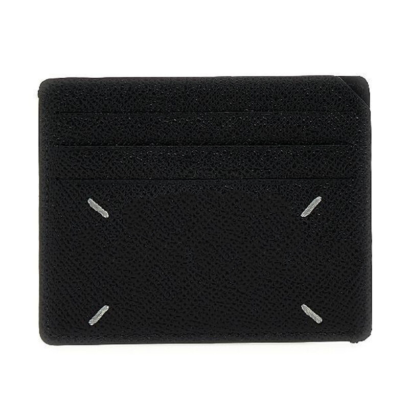 25FW 스티치 로고 카드지갑 블랙 SA2VX0003 P4745 T8013 - Maison Margiela