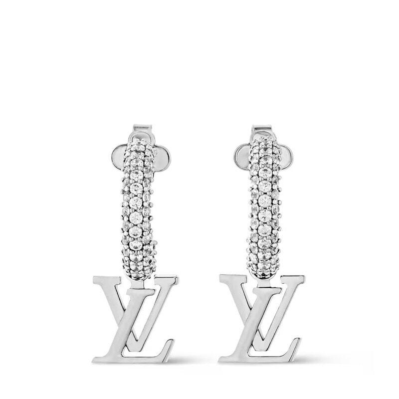 루이비통 팔라듐 색상의 마감을 더한 금속 여성 귀걸이 M02276 - Louis Vuitton