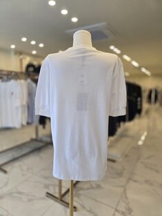 알렉산더맥퀸 스컬 엠블럼 헨리넥 반팔티셔츠 453149 QIZP7 0900 썸네일 2