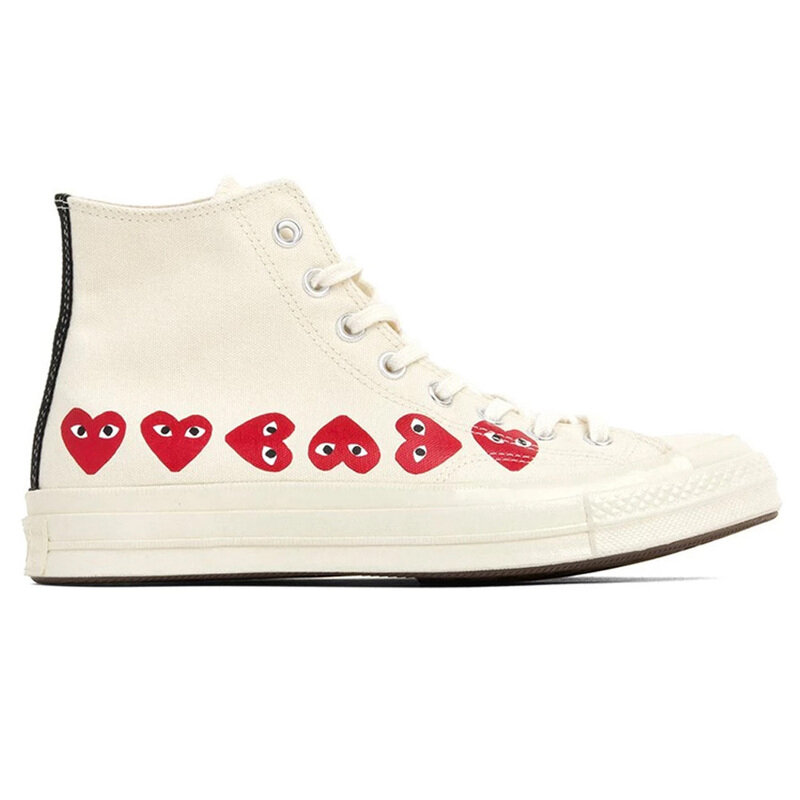 꼼데가르송 25SS 남성 척테일러 컨버스 하이탑 아이보리 AZ-K116-001-2 - Comme des Garcons