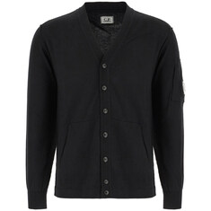 CP 25SS 렌즈 와펜 브이넥 가디건 블랙 18CMKN076A 004037A 999 썸네일 1