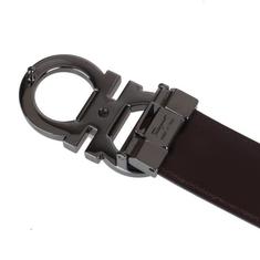 페라가모 더블 간치오 버클 남성 벨트 / 67 9535 0644557 썸네일 5