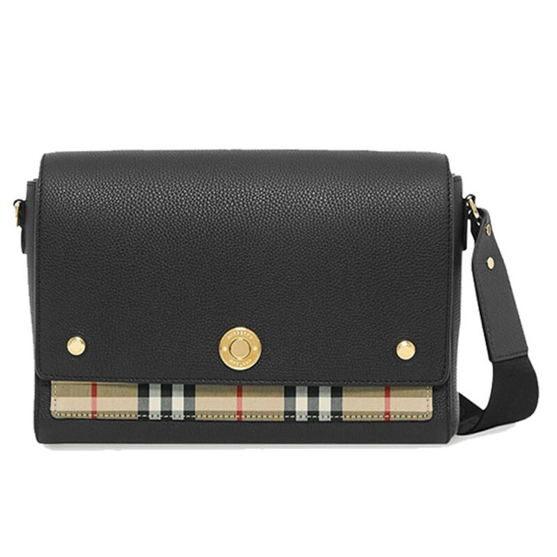 25FW 빈티지 체크 노트 크로스백 블랙 8021110 - Burberry
