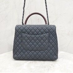 [럭스유] 샤넬 리자드 코코핸들 토트 체인 숄더백 라지 21번대 썸네일 2