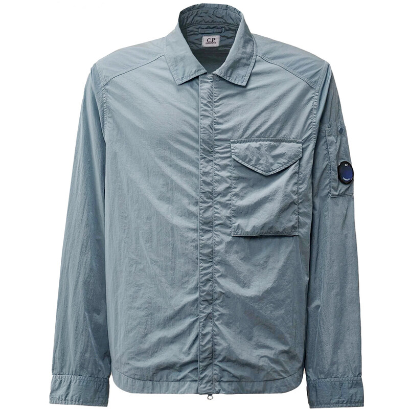 25SS 렌즈 와펜 셔츠 자켓 딥블루 18CMOS095A 005904G 872 - CP company