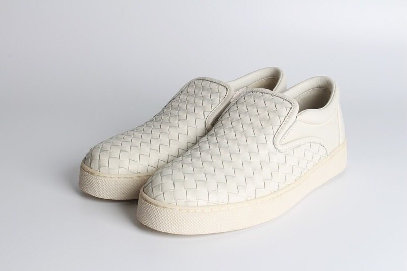 보테가베네타 슬립온 화이트 39.5(265) - Bottega Veneta