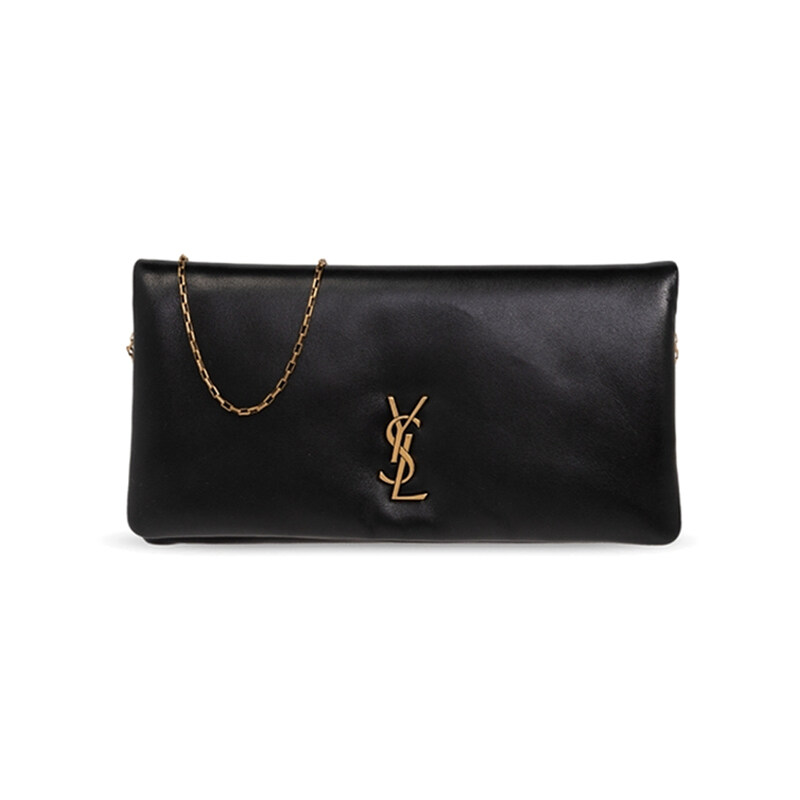 생로랑 여성 칼립소 램스킨 미니 숄더백 블랙 801712 AACX7 1000 - Saint Laurent