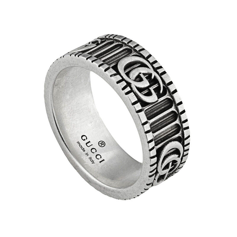 구찌 반지 더블G 마몽 링 빈티지 실버 551899 J8400 0811 - Gucci