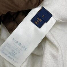 [더럭스] 루이비통 메종 LV 크루넥 니트 스웨터 반팔 티셔츠 L 썸네일 7