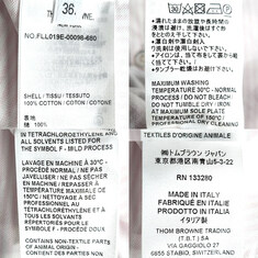 논현 더팩토리 25FW 톰브라운 여성 삼선 암밴드 옥스포드 스트라이프 셔츠 / 라이트 핑크 (FLL019E 00098 680) 썸네일 9