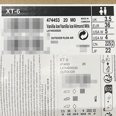 논현 더팩토리 25FW 살로몬 XT-6 스니커즈 / 바닐라 아이스 아몬드 밀크 (L47445300) 썸네일 8