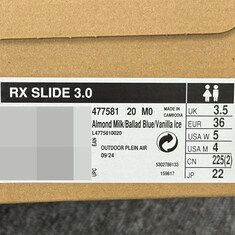 논현 더팩토리 25FW 살로몬 RX 3.0 슬라이드 / 아몬드 밀크 (L47758100) 썸네일 8