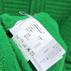 [럭스유] (새상품) XS / 보테가베네타 그린 인트레치아토 원피스 썸네일 4