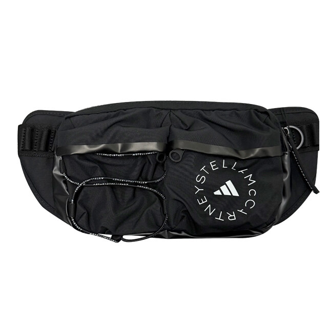 논현더 팩토리 25FW 아디다스 X 스텔라 맥카트니 로고 벨트백 / 블랙 (IW1618) - Adidas