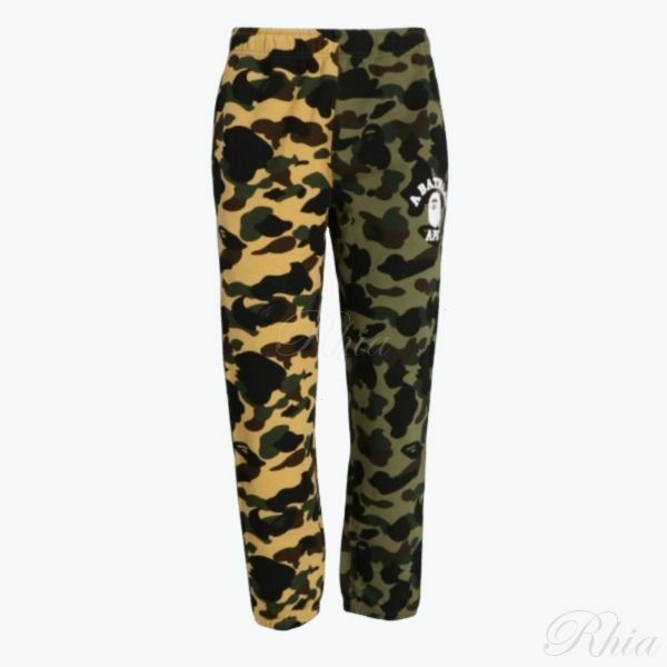 베이프 25 1st 카모 세퍼레이트 레귤러 핏 스웨트 팬츠 001PTL301008M MUL 퍼스트 - Bape