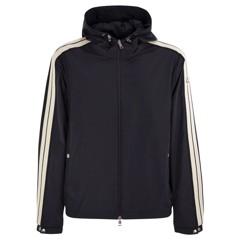 몽클레어 25SS OLAN 로고 패치 바람막이 자켓 네이비 1A001 87 59876 74S - Moncler