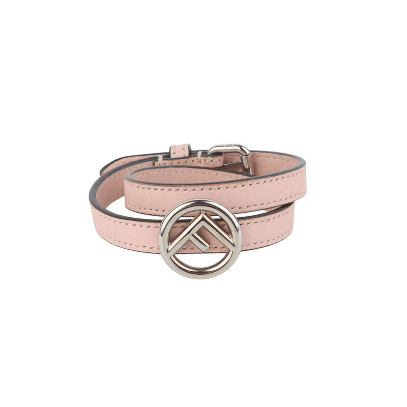 펜디 8AG739 레더 F IS 더블 스트랩 브레이슬릿 팔찌 M사이즈 35340-1 - Fendi