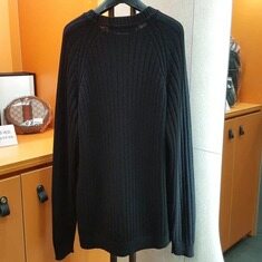 [50 Size] 펜디 로고 울 니트 블랙 새상품 썸네일 3