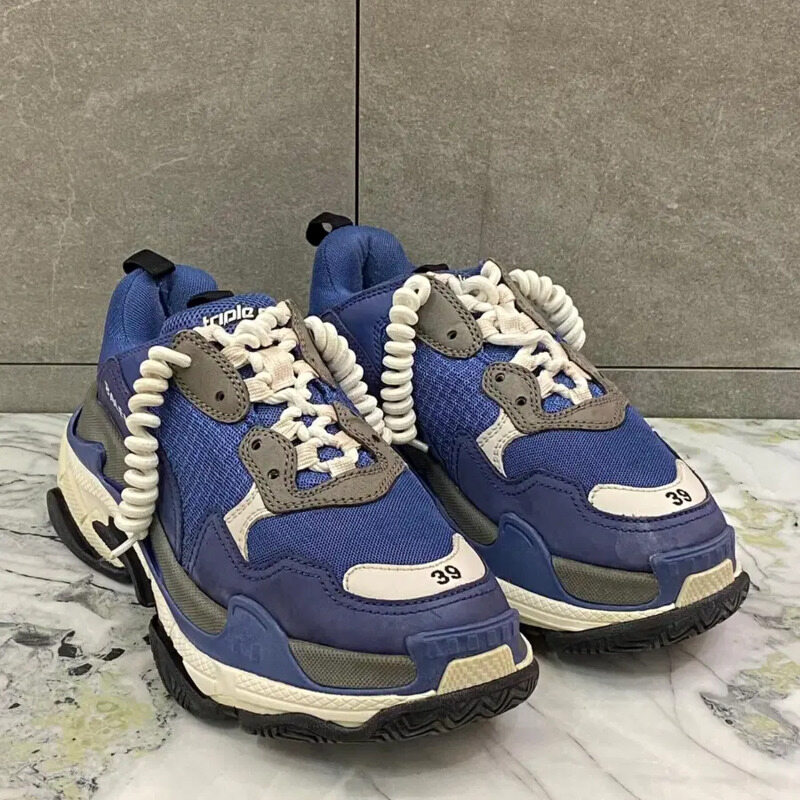 [39 Size] 발렌시아가 트리플S 블루화이트 S급 풀구성 - Balenciaga