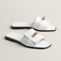 [더럭스] 에르메스 줄리아 샌들 슬리퍼 36.5 화이트 232129 썸네일 7
