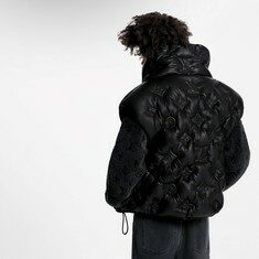 [럭스유] M / 루이비통 한정판 모노그램 보이 푸퍼 레더 조끼 썸네일 6