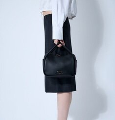 [비엔비명품관] PRADA 프라다 여성 달링 레더 토트백 크로스백 썸네일 5