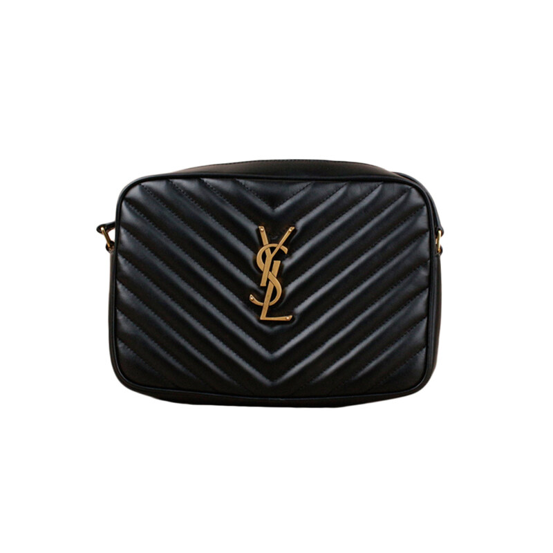 생로랑 모노그램 루 여성 카메라백 블랙 금장 761554 DV707 1000 - Saint Laurent