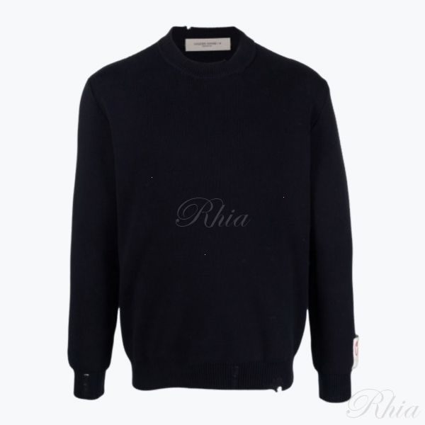 골든구스 25FW 코튼 라운드넥 스웨터 GMP00839 P000662 50486 - Golden Goose