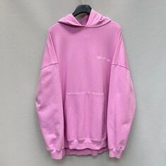 발렌시아가 체스트 로고 오버 후드티 ( 115 ) 썸네일 2