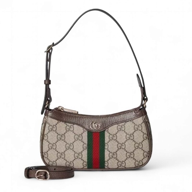 구찌 여자가방 오피디아 마이크로 미니숄더백 베이지 브라운 838465 - Gucci