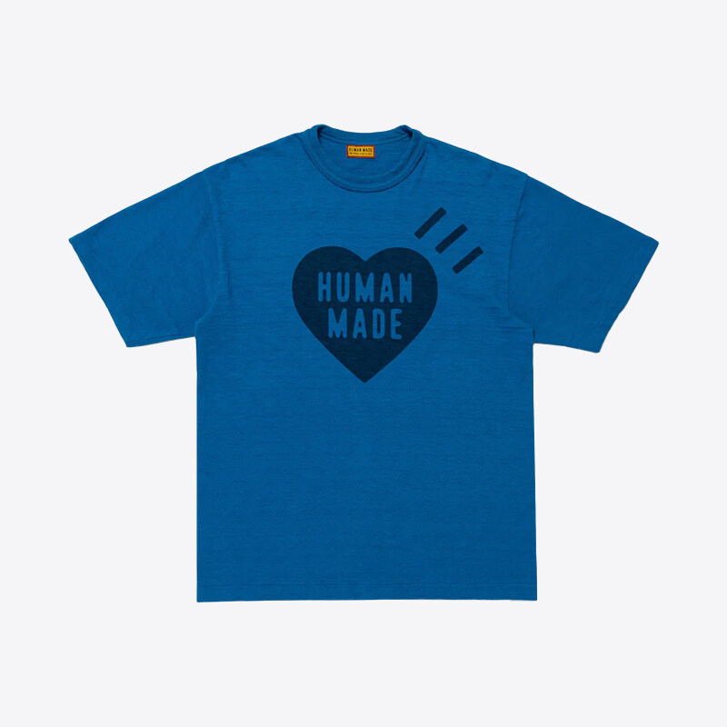 휴먼메이드 컬러 반팔 티셔츠 (블루) HM29CS033 - Human Made