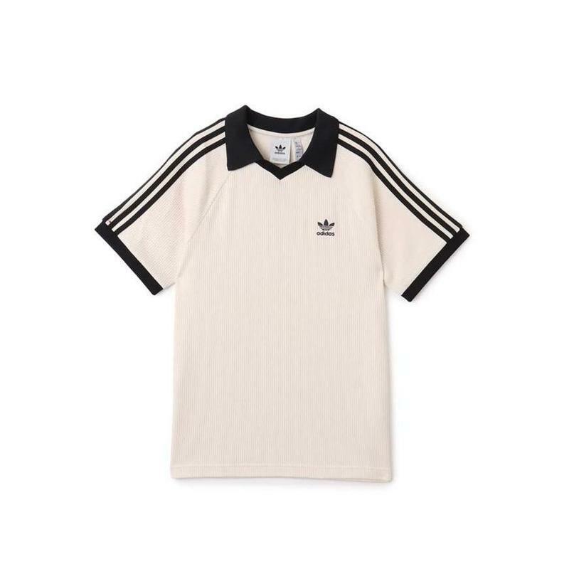 [국내배송] 아디다스 와플 폴로 반팔 카라 티셔츠 원더 화이트 JV9265 - Adidas