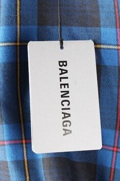 발렌시아가 체크 플란넬 오버 셔츠 1size(110) 썸네일 8