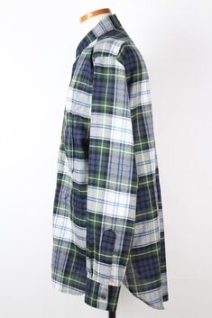 버버리 블루 체크 셔츠 L 썸네일 3