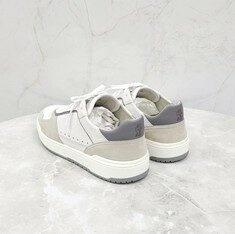 [럭스유] 44 / 브루넬로 쿠치넬리 레더 스웨이드 스니커즈 MZUASBZ301 썸네일 3