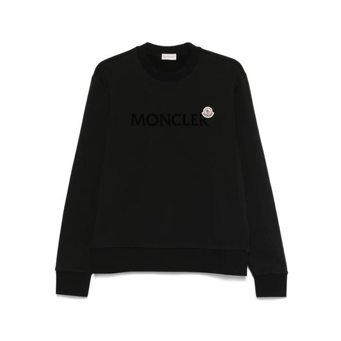 [국내발송] 몽클레어 로고 패치 맨투맨 블랙 8G00040 809KR 999 - Moncler
