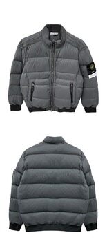 [스톤아일랜드] 25FW 와펜패치 심리스 터널 나일론 다운 패딩 다크 그레이 남성 패딩 K2S154100039 S0028 V006B / TJ 썸네일 3