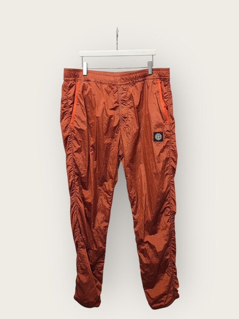 [중고명품/루이스잇] L / 스톤아일랜드 오렌지 나일론 메탈 립스탑 팬츠 - Stone Island