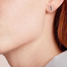 에르메스 샹달 파랑돌 귀걸이 이어링 실버 썸네일 2