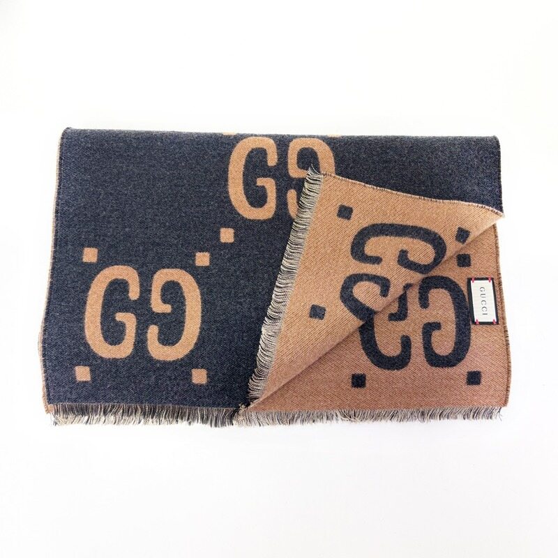 구찌 GG로고 브라운 머플러 5VGUF22612 - Gucci