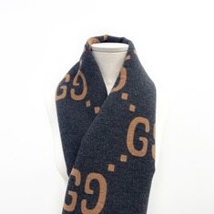 구찌 GG로고 브라운 머플러 5VGUF22612 썸네일 4