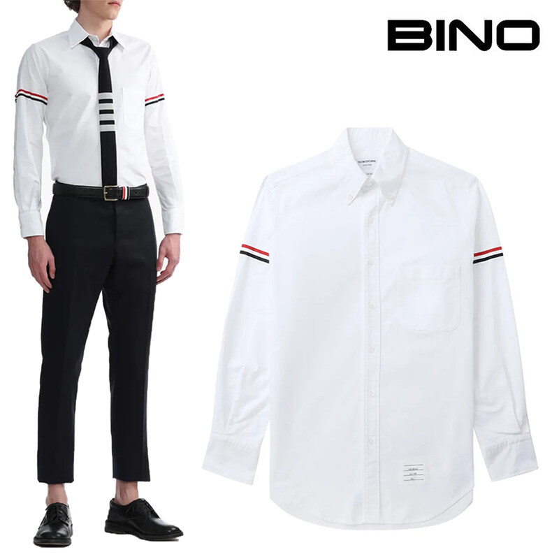 톰브라운 남성 캐주얼 셔츠 25FW 암밴드 옥스포드 셔츠 MWL150E - Thom Browne
