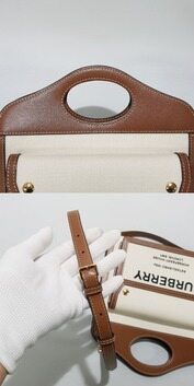 버버리 투톤 캔버스 미니 포켓백 8039361 썸네일 5