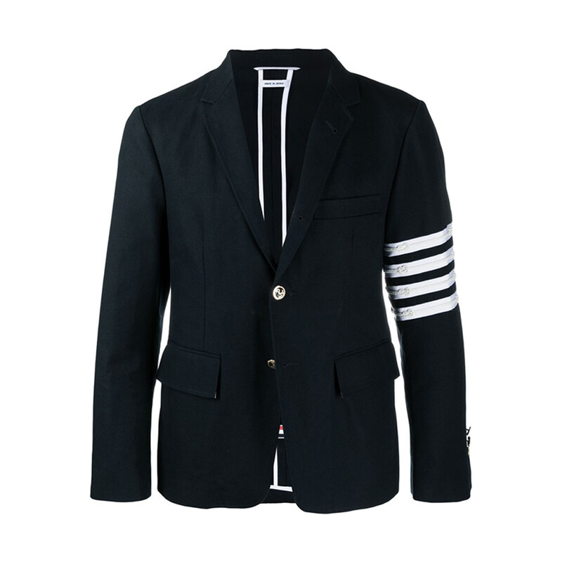 사선 완장 클래식 블레이저 네이비 MJU490E 07738 415 - Thom Browne