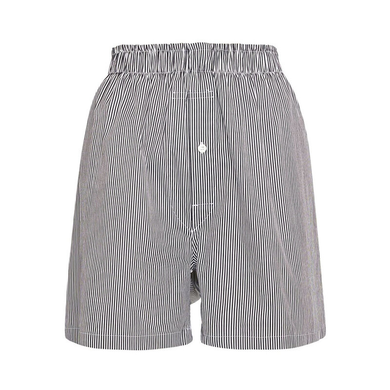 25FW 여성 백 스티치 로고 숏 팬츠 블랙그레이 S50MU0071 STZ130 961 - Maison Margiela
