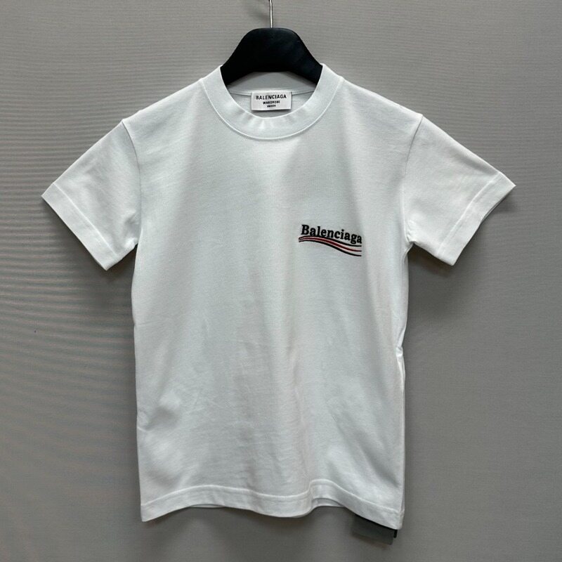 발렌시아가 폴리티컬 웨이브로고 반팔티( 44 ) - Balenciaga